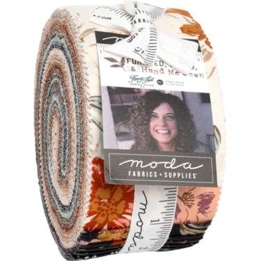 Imagem de Stephanie Sliwinski Foraged, Found & Hand Me Down Jelly Roll 40 6.3 cm Strips Moda Fabrics 45630JR