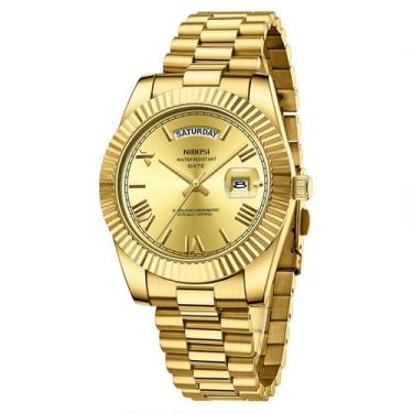 Imagem de Relógio NIBOSI Analog Quartz Stainless Steel Waterproof Masculino