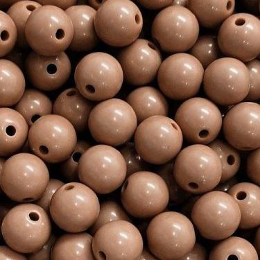 Imagem de BOLINHA DE RESINA Nº 10 (20 G) - LADEIRA BIJUTERIAS, Marrom claro