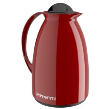 Imagem de Garrafa Térmica 650ml Florença Unitermi Café Leite Chá Água Tereré Chimarrão (VERMELHO)