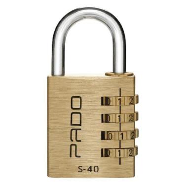 Imagem de Cadeado Segredo S-40 4 Dígitos em Latão - PADO