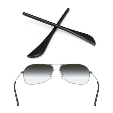 Imagem de ToughAsNails Meias pretas de substituição para óculos de sol RayBan RB3025/RB3044/RB3362/RB3026