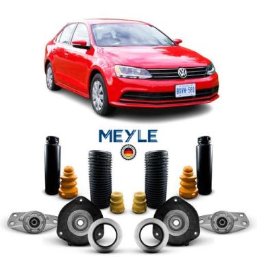 Imagem de Kit Coxim Suporte Rolamento Meyle Batente Coifa Dianteiro Traseiro Vol