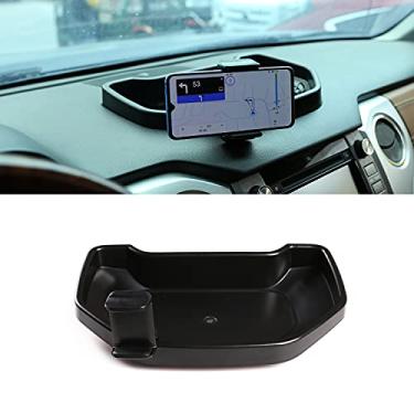 Imagem de CHEAYAR Bandeja organizadora de armazenamento para console central, kit de sistema de montagem múltipla, suporte de telefone, bandeja de console central caixa de armazenamento organizador de painel,