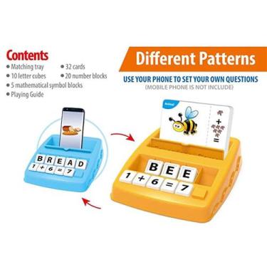 Imagem de Jogo educacional de aprendizagem que combina letras e números de ortog