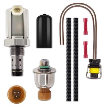 Imagem de Kit de regulador de pressão e controle ICP 6.0 IPR Valve Injector compatível com 2005-2007 F250 F350 F450 F550 Super Duty, 2005-2010 E350 E450, substitui 5C3Z9C968CA, 4C3Z9F8388CA A