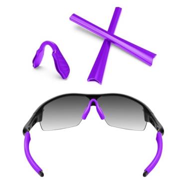 Imagem de ToughAsNails Kits de borracha de substituição roxos para óculos de sol Oakley Radar Path/Edge/Range/Pitch/Radar XL