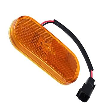 Imagem de KACEPAR 1 peça 1832493 Luzes de advertência lente âmbar, sinalização de seta lateral, 2014+ compatível com Ford Transit Mk8