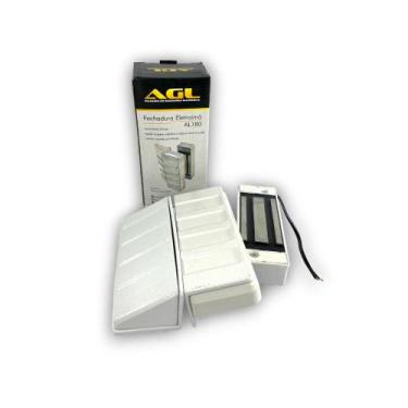 Imagem de Fechadura eletroima al 180kg branca - ag - AGL
