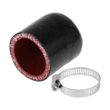 Imagem de ACROPIX Tampa de extremidade de mangueira de borracha de silicone de 32 mm ID 4 camadas de poliéster para válvula de desvio de líquido de arrefecimento turbo a vácuo 30 mm preto por fora e vermelho