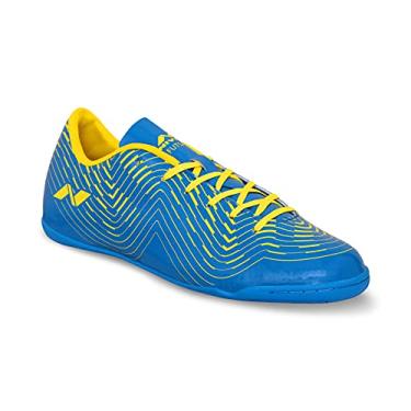 Imagem de Nivia Tênis masculino de futsal Encounter 8.0, Azul áster, amarelo, 41