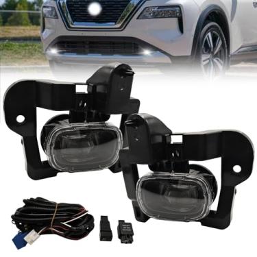Imagem de Faróis de neblina de LED adequados para Nissan X-Trail/Rogue 2021 2022 2023 faróis de neblina com kit de interruptor de fiação