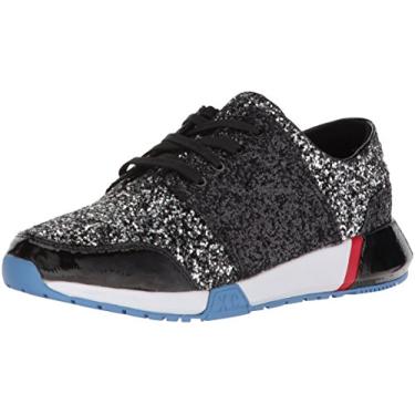 Imagem de Kenneth Cole New York Sumner Tênis feminino de corrida com cadarço, Preto Multi, 8.5