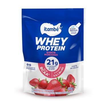 Imagem de Whey Protein Morango Itambé 450g
