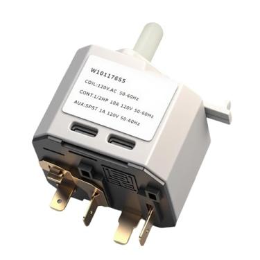 Imagem de SDRZJX Interruptor de partida do secador interruptor push to start compatível com Whirlpool Kenmore Maytag Crosley substituição #: W10117655 1448106 AP6015267 PS11748542