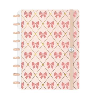 Imagem de Caderno De Disco Iscool Inteligente M Coquette Candy Pop Doce Laços Bege