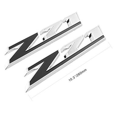 Imagem de Decalque Z71 Emblema 10,3 polegadas para GM Chevy Silverado Colorado GMC Sierra Tahoe SuburbanHPOW preto HPOW