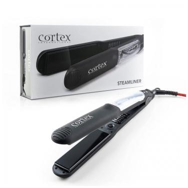 Imagem de Chapinha Prancha de Cabelo com Vapor e Iron Placas de Cerâmica, 110v, CORTEX PROFESSIONAL CTX STMBKR, Preto