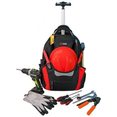 Imagem de Bolsa de Ferramentas Organizadora com Rodas e Compartimentos, MELOTOUGH RTB02 Khaki, Ve...