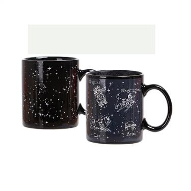 Imagem de Caneca 1 peça Copo de cerâmica sensível à temperatura que muda de cor caneca copo de água xícara de café canecas de café caneca de café (cor: A)
