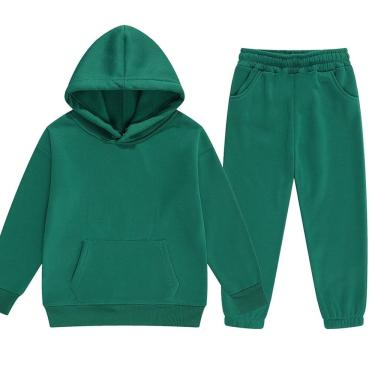 Imagem de Conjunto de roupas DHSPKN Tracksuit, moletons para crianças, verdes, 150 cm