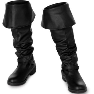 Imagem de Botas piratas de Halloween Ramede para homens da Renascença Medieval