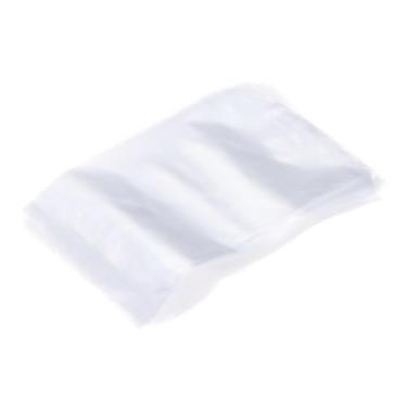 Imagem de 100 sacos plásticos transparentes e planos de poli 10 x 15 cm, sacos de embalagem de 2 mm para alimentos, casa, armazenamento de colecionáveis, pão de prova, massa