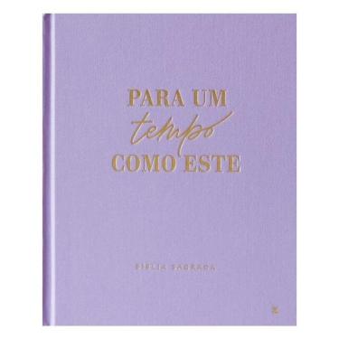 Imagem de Bíblia Mulheres Nvt - Duas Colunas - Capa Dura Lilas Para Um Tempo Como Este.