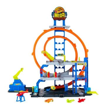 Imagem de Conjunto de garagem Hot Wheels City Mega Loop - MATTEL