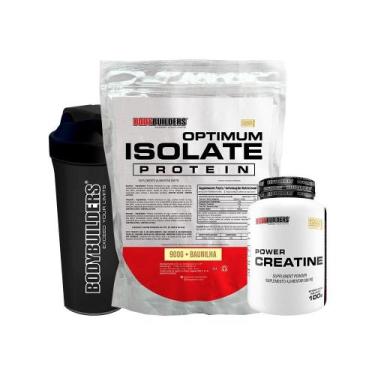 Imagem de Kit Optimum Isolate Protein 900G+ Power Creatina 100G - Bodybuilders