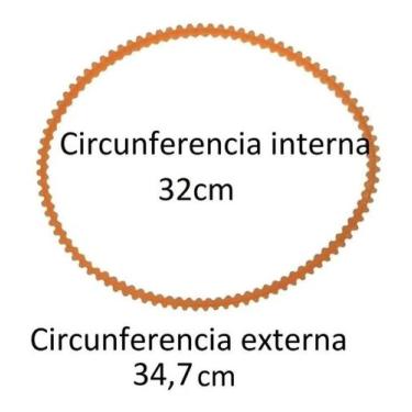 Imagem de Correia  Motor Overlock Domestico Portátil Fn2-7d/ Fn2-8 Etc - Genéric