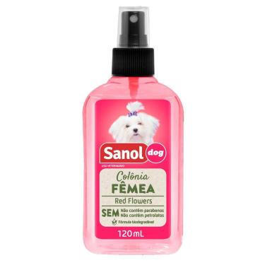 Imagem de Colônia Veterinária Sanol Dog Fêmea com 120ml