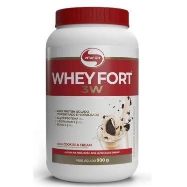 Imagem de Whey Fort 3W Pote 900g - Vitafor-Unissex