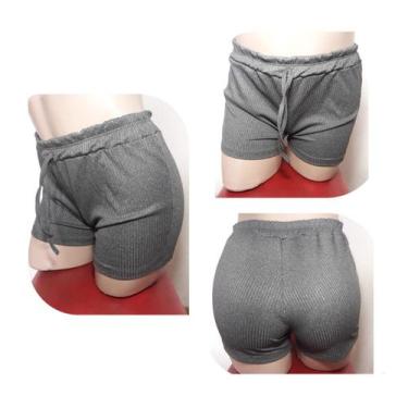 Imagem de Short Canelado do M ao XG - EMPÓRIO J, Cinza, G