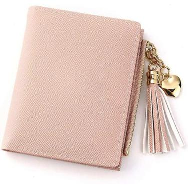 Imagem de Carteira Feminina Pequena Cartão Couro Barata Pequena Luxo - Jewelery,