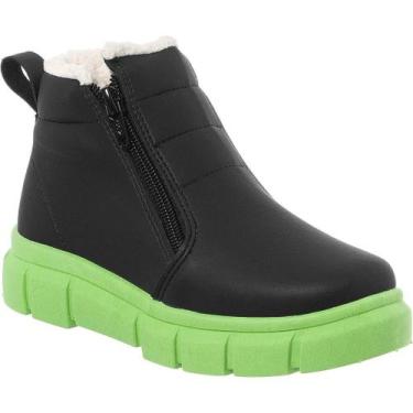 Imagem de Coturno Infantil Menina Com Pelinho Interno - PINOKIO CALÇADOS, 29, Pr