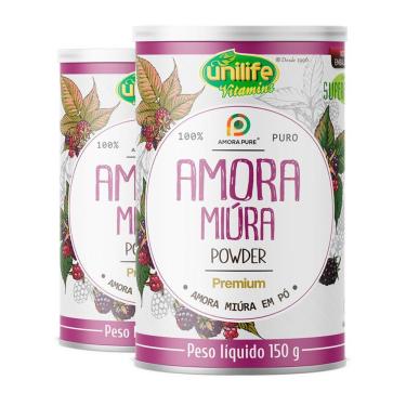 Imagem de Kit 2 Amora Miura Em Pó 150g Unilife