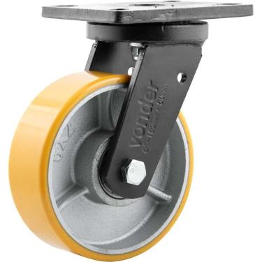 Imagem de Rodizio Giratório 6'' Pu+ferro Industrial Vonder