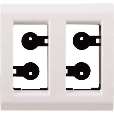 Imagem de Placa Para Móvel 2 Postos Tramontina Liz Branca Tramontina