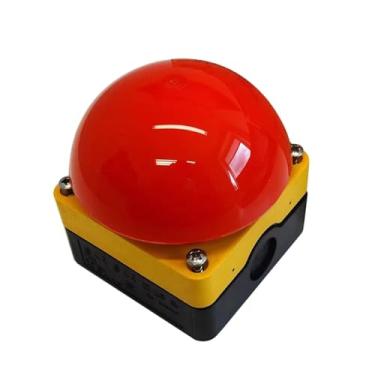 Imagem de Interruptor de pedal IP65 Interruptor de resposta à prova d'água AC/DC Botão de parada de emergência Pega Auto Reset Contator de partida bloqueado NO/NC (preto autorrestauração)