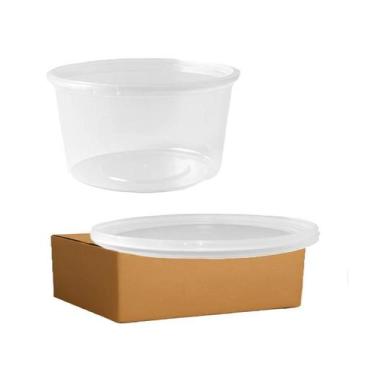 Imagem de Pote PP Com Tampa Lacre Bpa Free Freezer Microondas Kit Com 112 Unidad