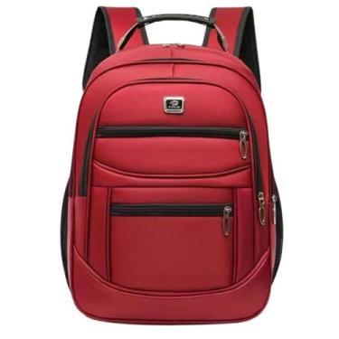 Imagem de Mochila Bolsa Escolar Reforçada Notebook Impermeável Cabo De Aço Cores