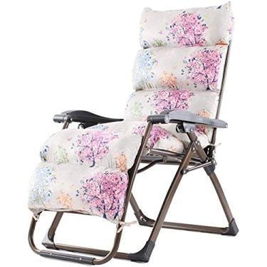 Imagem de Espreguiçadeiras de jardim, espreguiçadeiras gravitacionais, espreguiçadeiras, espreguiçadeiras, cadeiras dobráveis e almofadas ajustáveis reclináveis para ambientes externos, suporte de 260 kg (cor