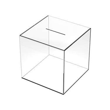 Imagem de Cofrinhos para adultos, cofrinho de acrílico transparente para crianças, pausa para abrir, decorações de casa de aniversário, ótimos presentes, cofrinhos transparentes para meninos, meninas, crianças