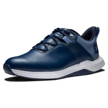 Imagem de FootJoy Tênis de golfe masculino Prolite Previous Season Style, Azul marinho/azul/branco, 47
