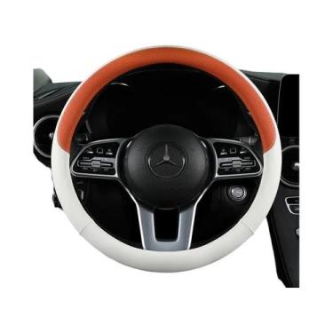 Imagem de Capa De Volante Universal De Couro Nappa Perfurado De 15 Polegadas Que