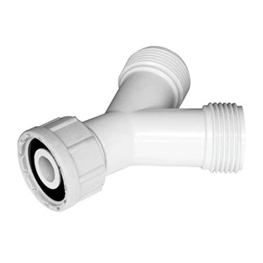 Imagem de Conector Y 3 Vias Para Máquina De Lavar Louça Tanques Pias Lavatórios Divisor
