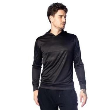 Imagem de Camiseta Masculina Ninety Eight com Capuz Preto-Masculino