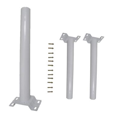 Imagem de Suporte Barra Para Luminaria Solar Parede 3Un