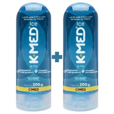 Imagem de Kit 2 Kmed Ice Lubrificante Íntimo Sensação de Frescor 200ml - CIMED